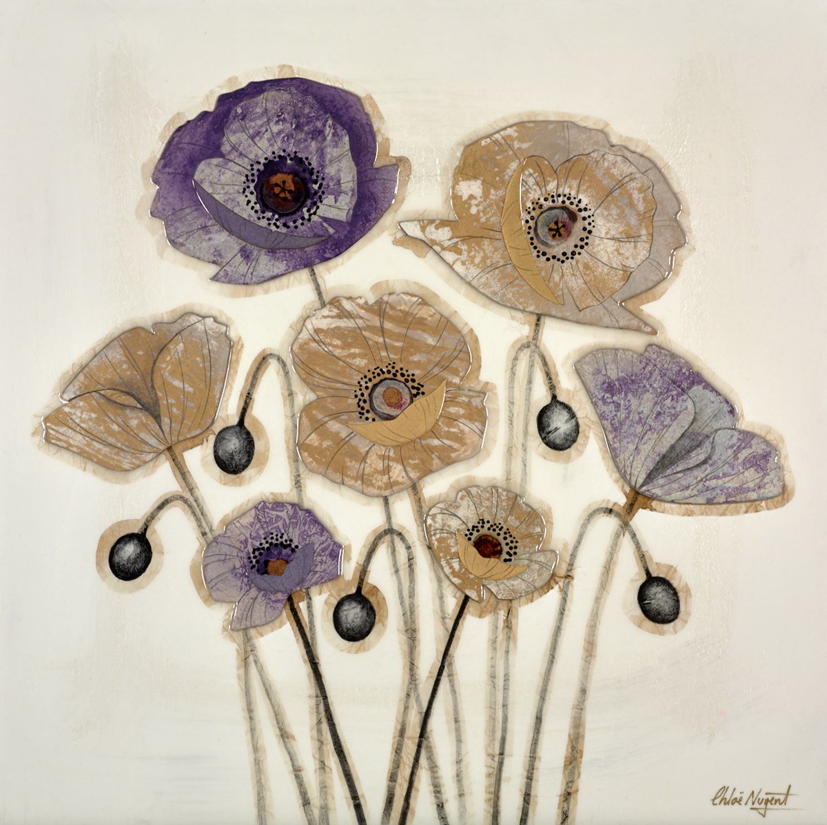 Mixed Poppies II